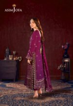 Unstitched Asim Jofa Chiffon Sequence Suit - Image 3