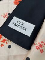 Unstitched Lulusar Silk Digital Print 3Pc Suit - Image 9