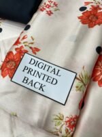 Unstitched Lulusar Silk Digital Print 3Pc Suit - Image 7