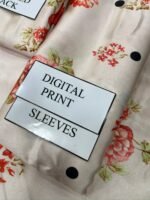 Unstitched Lulusar Silk Digital Print 3Pc Suit - Image 8