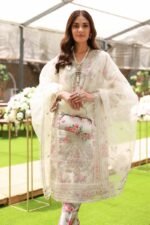 Unstitched TAWAKKAL Festive Organza Semi-Stitched Collection