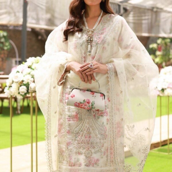 Unstitched TAWAKKAL Festive Organza Semi-Stitched Collection