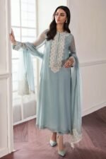 Unstitched Baroque Chiffon Thread Adda Work Suit