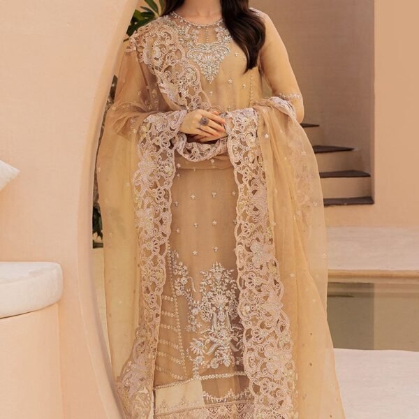 Unstitched Mushq Espoir Organza Luxury 3PC