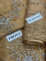 Unstitched Mushq Espoir Organza Luxury 3PC - Image 6