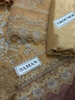 Unstitched Mushq Espoir Organza Luxury 3PC - Image 5